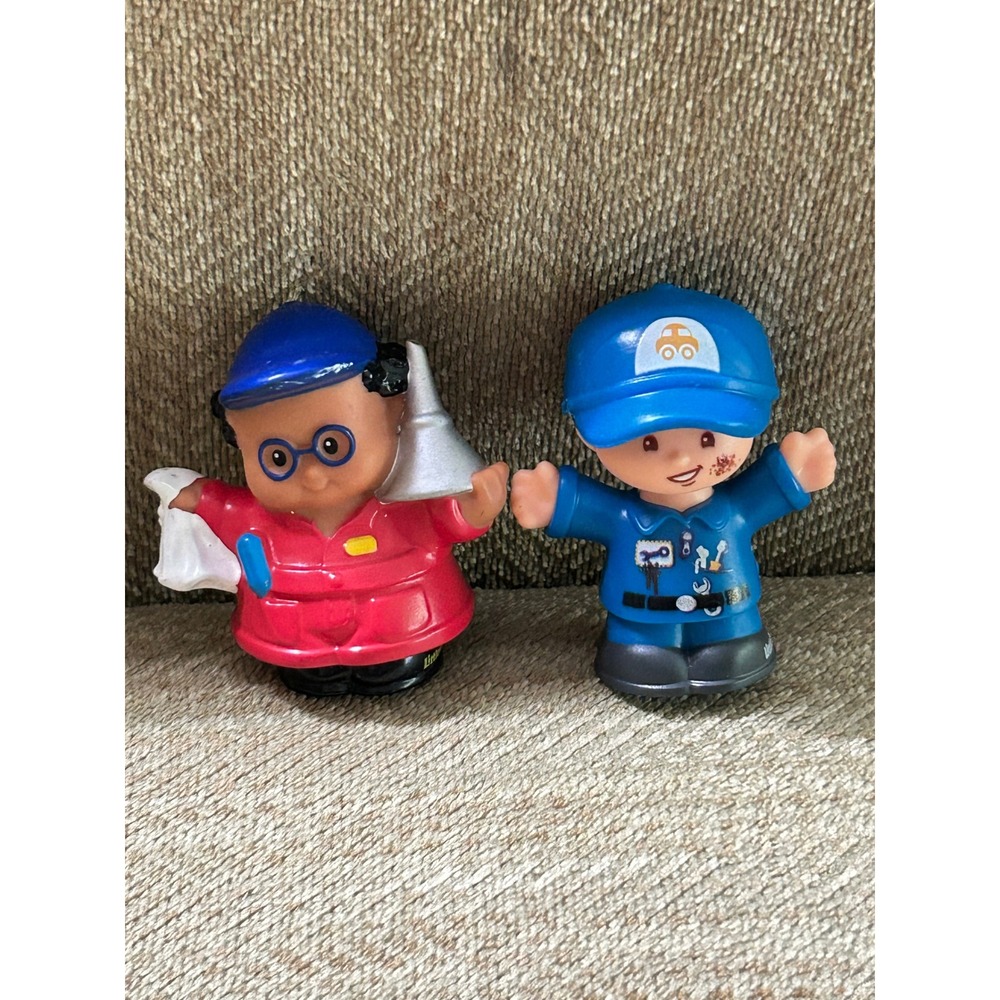 Fisher-Price Little People Mechanic and Service Attendant Figures FWN90 2016